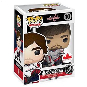 Pop! Hockey figure 10-B Alex Ovechkin (Away Jersey)