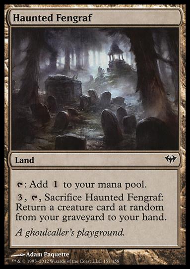 Magic the Gathering: Dark Ascension (Base Set) card 157 Haunted Fengraf