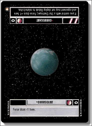 Star Wars: Special Edition Limited (Base Set) card 128 Coruscant