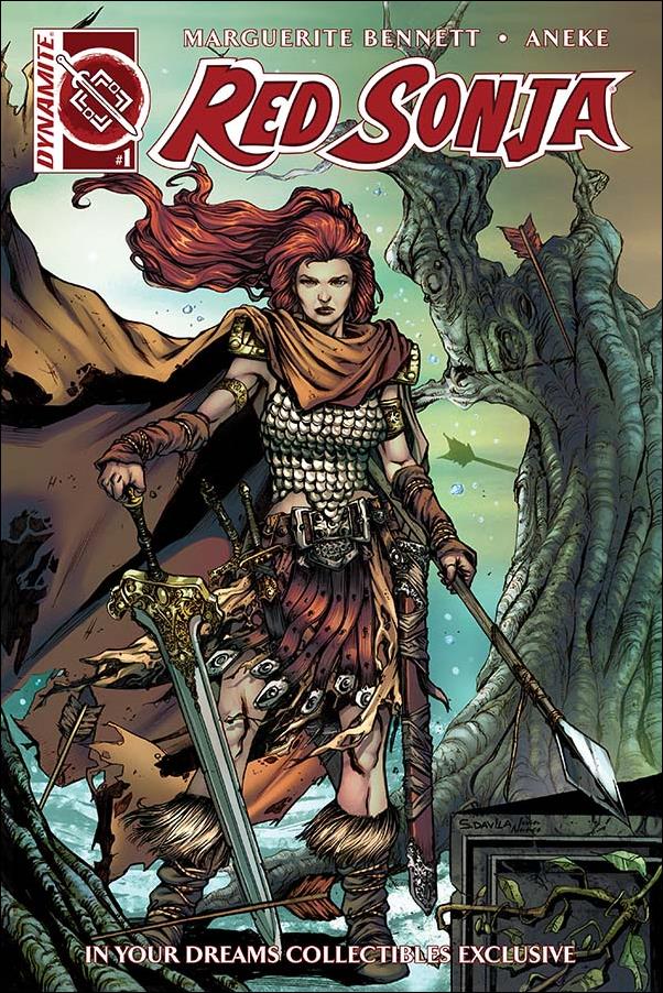 Red Sonja (2016/01) issue 1-O Sergio Davila In Your Dreams Cover