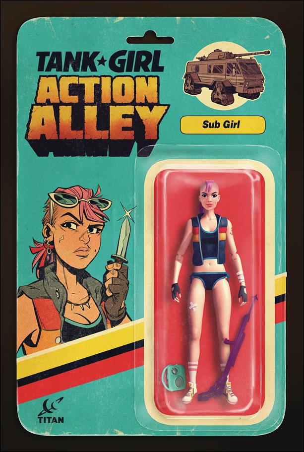 Tank Girl Ongoing issue 4-B Sub Girl Action Figure Cover
