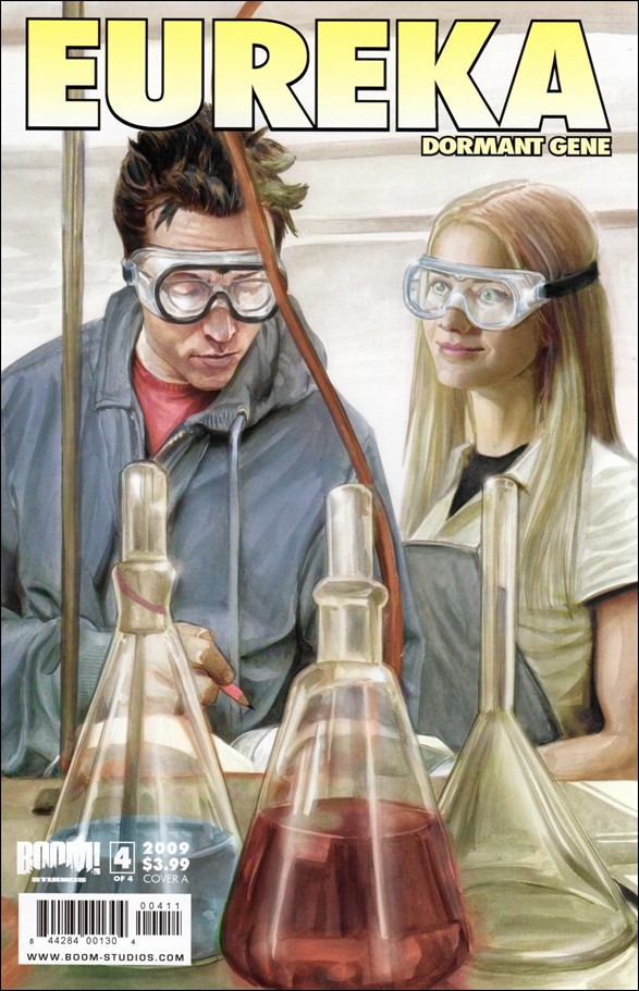 Eureka: Dormant Gene issue 4 J.K. Woodward Cover