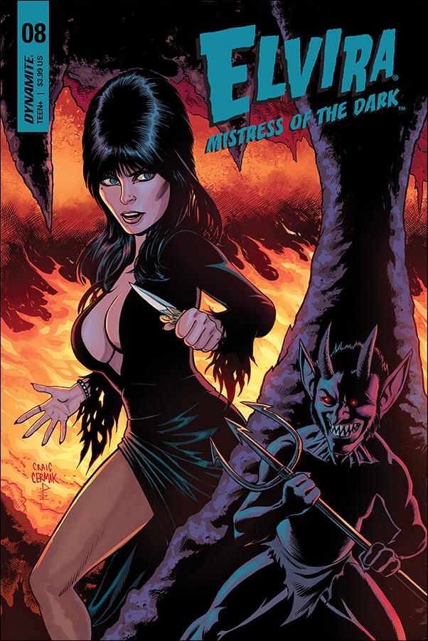Elvira, Mistress of the Dark (2018) issue 8-B Craig Cermak Cover