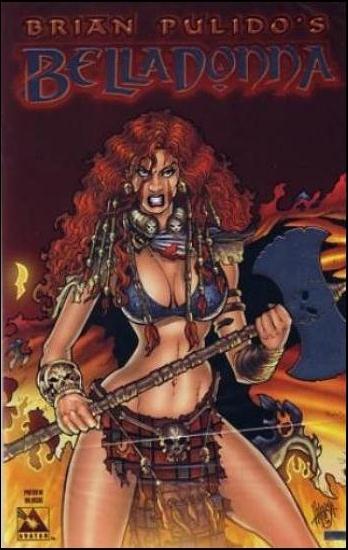 Brian Pulido's Belladonna Preview issue 1-E Platinum Foil Cover