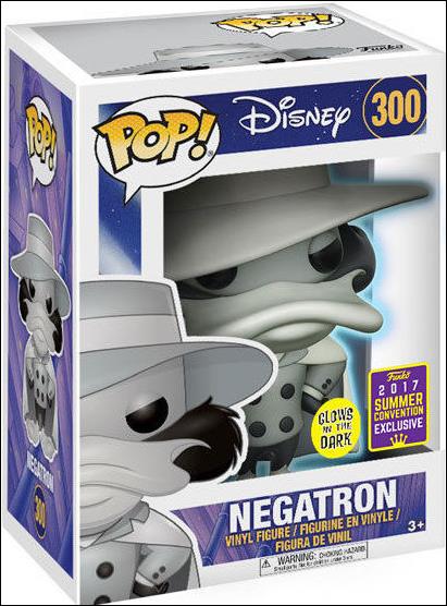 POP! Disney figure 300 Negatron (Glow in the Dark) SDCC 2017