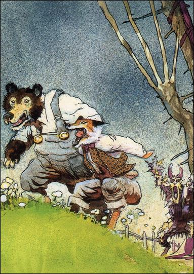 Art Suydam (Base Set) card 24 Br'er Rabbit and Br'er Bear