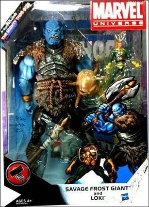 Marvel Universe: Gigantic Battles (2-Packs) figure 3 Savage Frost Giant and Loki