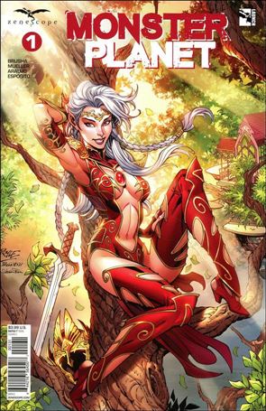 Monster Planet issue 1-C John Royle Cover