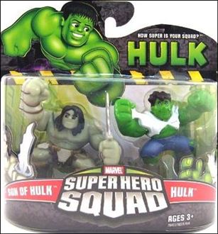 Hulk - Marvel Super Hero Squad  figure 11 Son of Hulk and Hulk