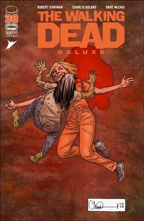 Walking Dead Deluxe issue 42-E Charlie Adlard Carol Cover
