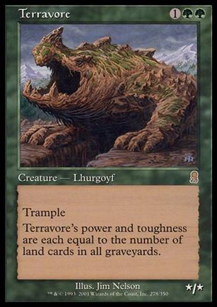 Magic the Gathering: Odyssey (Base Set) card 278 Terravore
