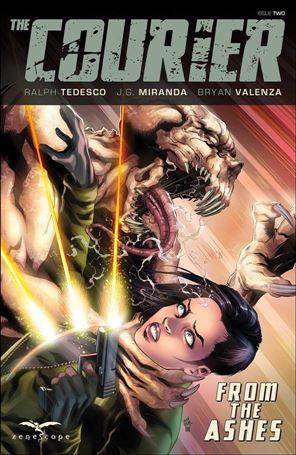 Courier: From the Ashes issue 2-B Allan Otero Cover