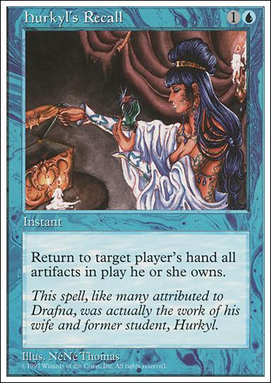 Magic the Gathering: 5th Edition (Base Set) card 93 Hurkyl's Recall