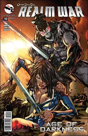 Grimm Fairy Tales Presents Realm War: Age of Darkness issue 10 Ken Lashley Cover