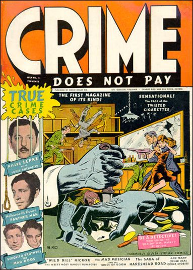 Crime Does Not Pay issue 22 #23 on Cover but #22 on indicia