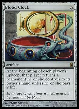Magic the Gathering: Saviors of Kamigawa (Base Set) card 153 Blood Clock