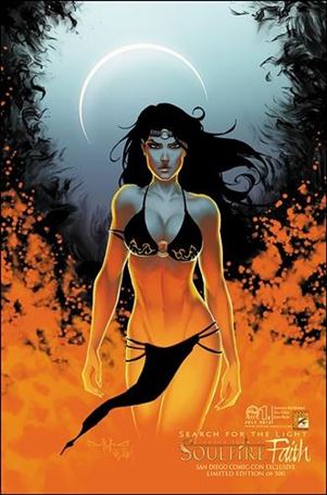 Michael Turner's Soulfire Faith issue 1-C Pasquale Qualano San Diego Comic-Con Cover 1/500