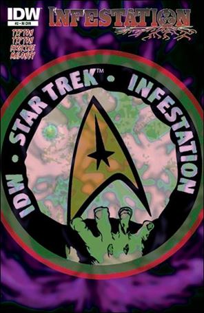 Star Trek: Infestation issue 2-C 1:10 Zombie-fied Logo Cover