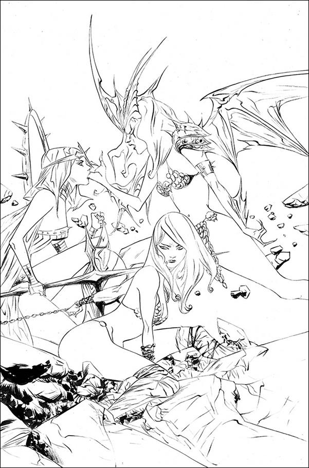 Sonjaversal issue 2-R Jae Lee 1:50 Black & White Virgin Cover