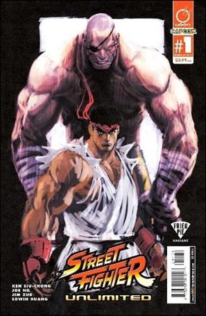 Street Fighter Unlimited issue 1-K Joe Vriens Fried Pie Cover