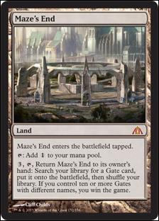 Magic the Gathering: Dragon's Maze (Base Set) card 152 Maze's End