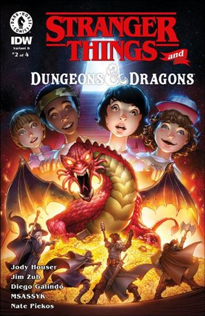 Stranger Things and Dungeons & Dragons issue 2-D Max Dunbar Cover