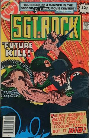 Sgt. Rock (1977) issue 325-B UK Price Cover