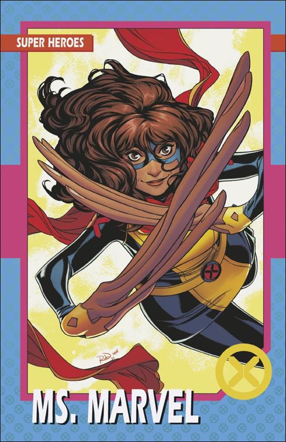 X-Men (2021) issue 26-C Russell Dauterman Trading Card Cover