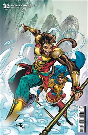 Monkey Prince issue 6-B Marcus To Cardstock Cover