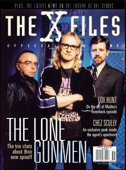 Official X-Files Magazine Volume 2 issue 5 Lone Gunmen Cover