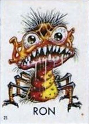 Ugly Stickers (1965) (Base Set) card 21-D Ron