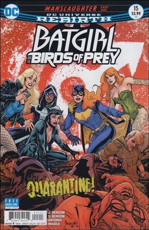 Batgirl & The Birds of Prey issue 15 Yanick Paquette Cover