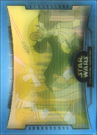 Star Wars: The Clone Wars (Battle Motion Lenticular Subset) card B2 Mace Windu