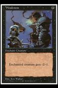 Magic the Gathering: 5th Edition (Base Set) card 204 Weakness