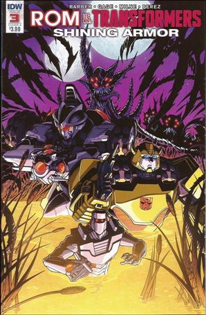 Rom Vs Transformers: Shining Armor issue 3 Alex Milne Cover
