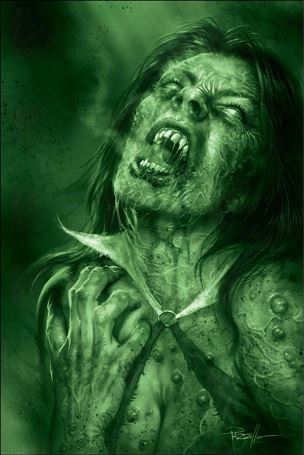 Die!namite issue 2-T Lucio Parrillo 1:25 Green Tint Virgin Cover