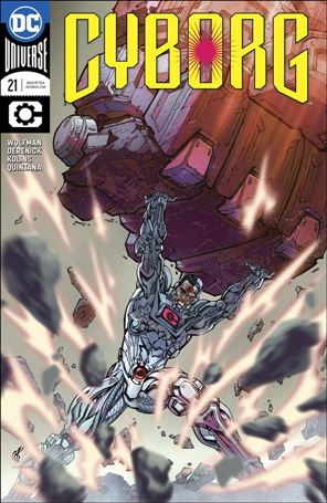 Cyborg (2016) issue 21-B Carlos D'Anda Cover