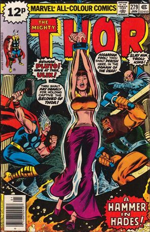 Thor (1966) issue 279-B UK Price Cover