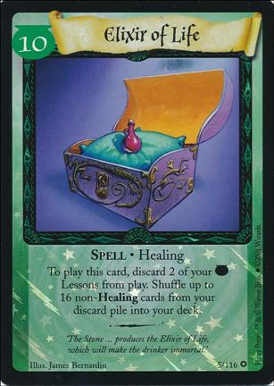 Harry Potter (Base Set) card 5 Elixir of Life