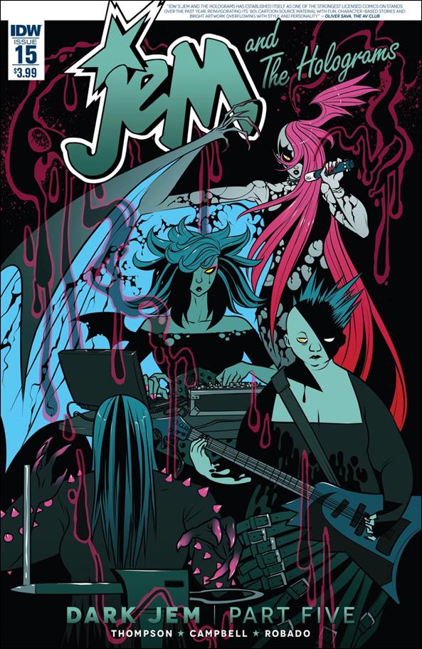 Jem and the Holograms issue 15 Sophie Campbell Cover