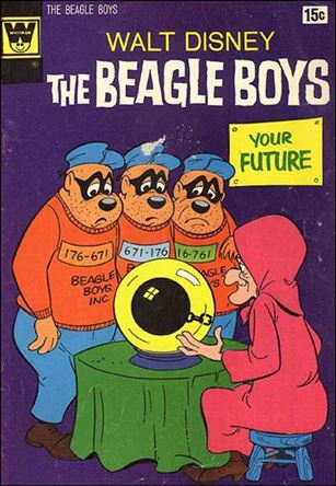 Walt Disney the Beagle Boys issue 16-B Whitman Cover