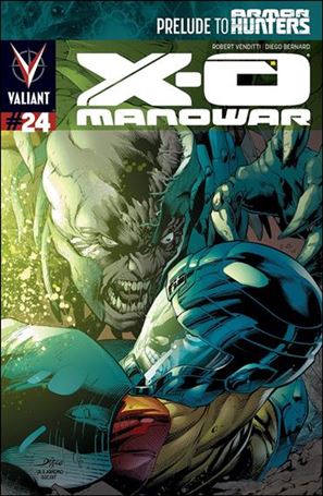 X-O Manowar (2012)  issue 24 Diego Bernard Cover