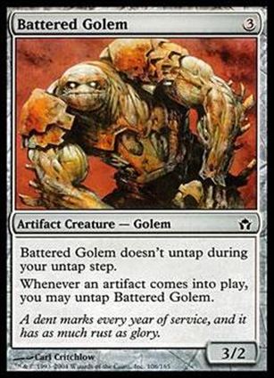 Magic the Gathering: Fifth Dawn (Base Set) card 106 Battered Golem