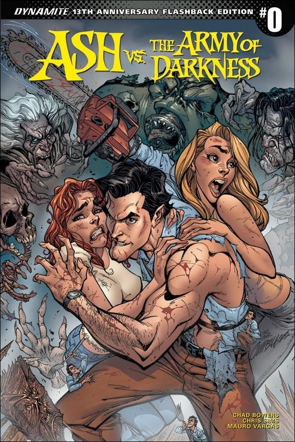 Ash vs. the Army of Darkness issue 0-F J. Scott Campbell 1:50 Flashback Cover