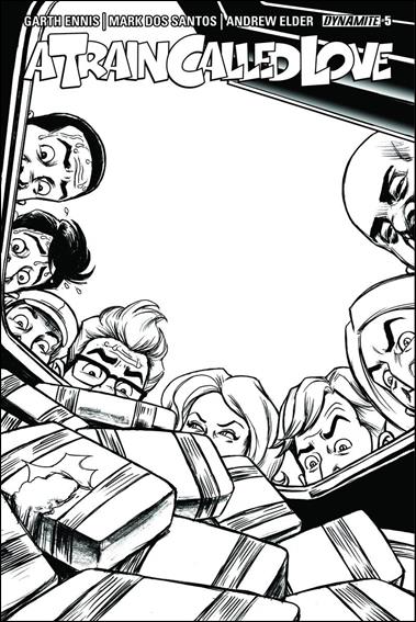 Train Called Love issue 5-B 1:10 Black & White Cover