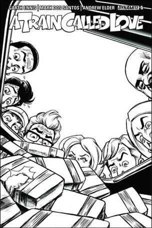 Train Called Love issue 5-B 1:10 Black & White Cover