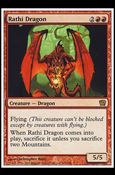 Magic the Gathering: 9th Edition (Base Set) card 210 Rathi Dragon