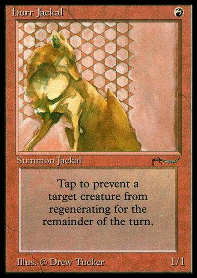 Magic the Gathering: Arabian Nights (Base Set) card 39 Hurr Jackal