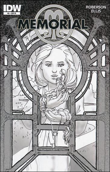 Memorial issue 6-B Michael WM Kaluta 1:10 Black & White Cover