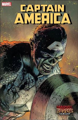 Captain America (2018) issue 21-B Patrick Zircher Marvel Zombies Cover
